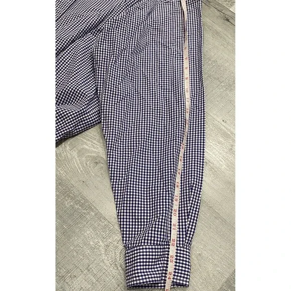 Polo Ralph Lauren Size XL Blake Button Down Shirt Purple Check Red Pony - Picture 7 of 9